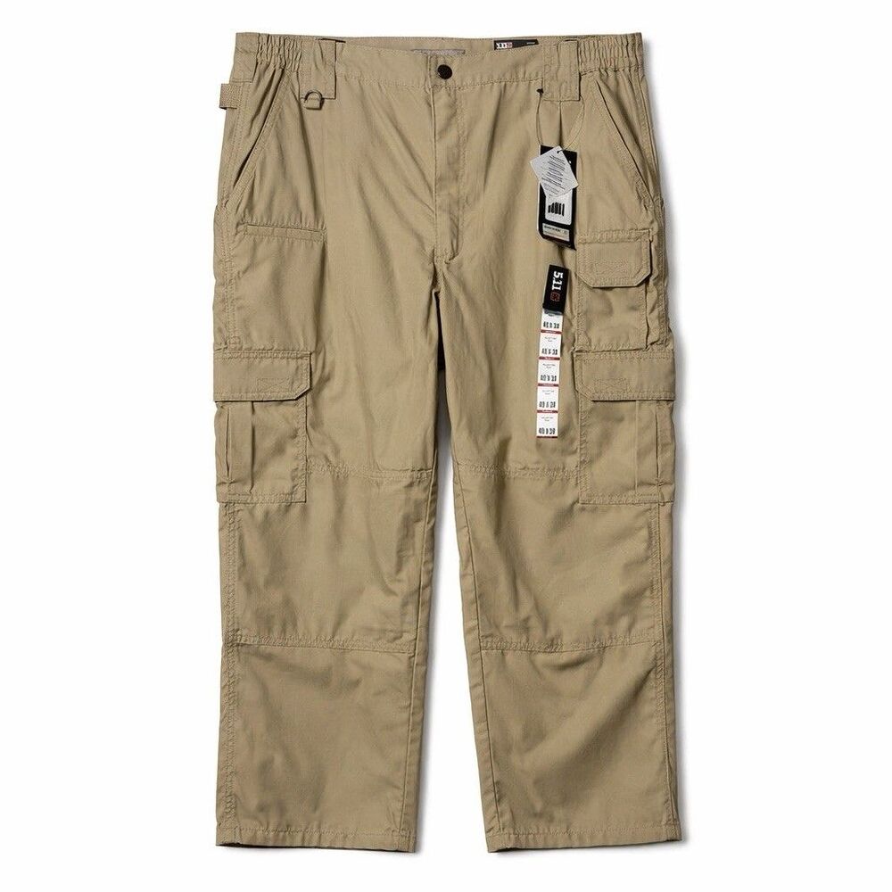 5.11 Tactical Taclite Pro Pants NWT Mens 40x30 Khaki Ripstop Cargo Work